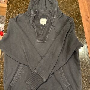 Aerie Charcoal Hooded Jacket